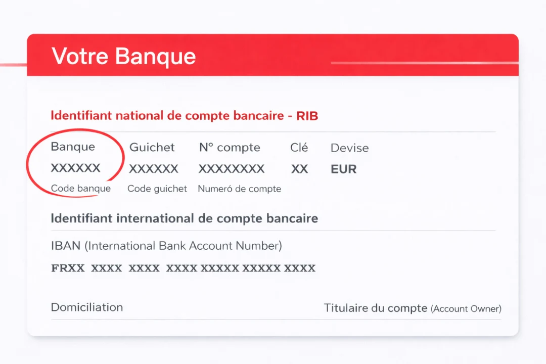 Liste des codes banque