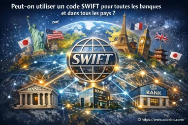 Peut-on utiliser un code SWIFT pour toutes les banques et dans tous les pays ?