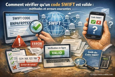 Comment vérifier qu’un code SWIFT est valide ?