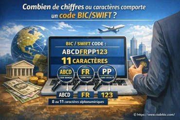 Combien de caractères comporte un code BIC/SWIFT ?