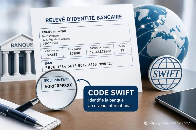 Qu’est-ce que le code SWIFT sur un RIB ?