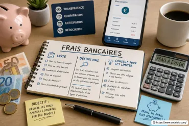 Frais bancaires : liste, définitions et conseils pour les limiter