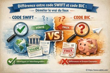 Différence entre code SWIFT et code BIC : quelle réalité derrière ces acronymes ?