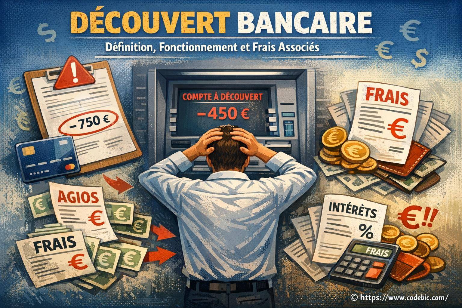 Découvert bancaire : comprendre son fonctionnement et les frais associés