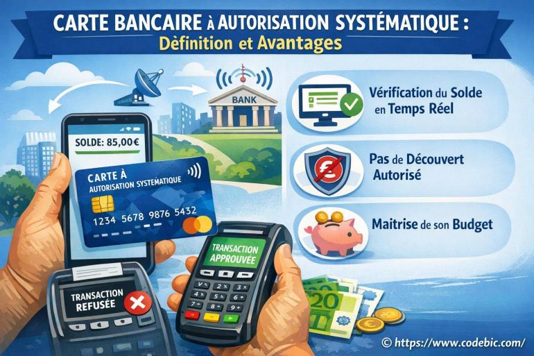 Carte bancaire à autorisation systématique : définition et quels sont ses avantages